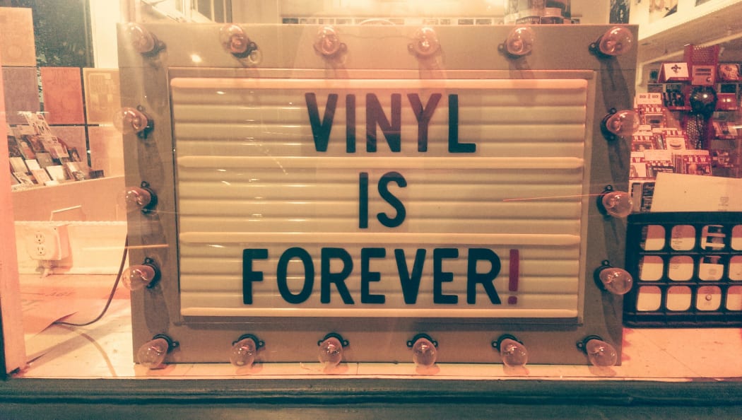 Vinyl is forever! sign
