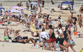 Sydney beachgoers were able to go maskless on Bondi Beach this week, after NSW eased restrictions.