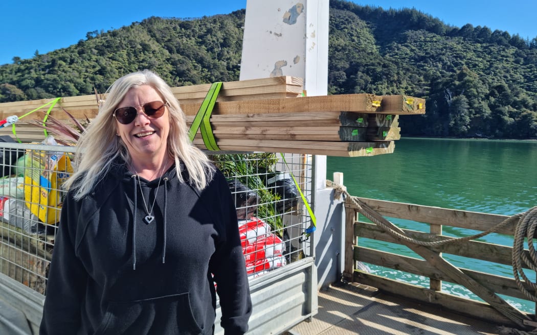 Waitaria Bay resident Mel James.