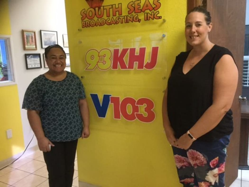 Dr Nicole Hawley on the right with midwife Kima Savusa