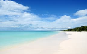 An Ouvea beach