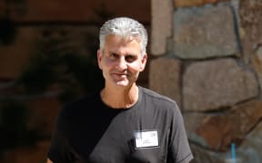 (FILES) Chairman of Walt Disney Parks and Resorts Josh D'Amaro arrives at the Sun Valley lodge for the Allen & Company Sun Valley Conference on July 8, 2025 in Sun Valley, Idaho. The Walt Disney Company announced on February 3, 2026, that Josh D'Amaro, head of its theme parks division, will replace Bob Iger as chief executive when the entertainment titan steps down in March. D'Amaro, 54, will take the helm on March 18 following a unanimous board vote, the company said. He will succeed Iger, who has led Disney for nearly two decades across two separate stints. (Photo by Kevin Dietsch / GETTY IMAGES NORTH AMERICA / AFP)