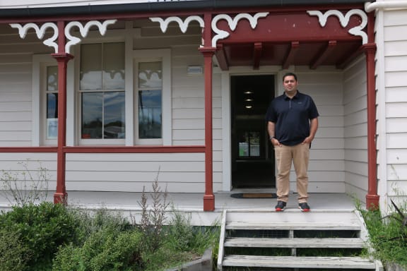 Reverend Canon Chris Huriwai at Te Pihopatanga o Te Tai Rawhiti, Gisborne.