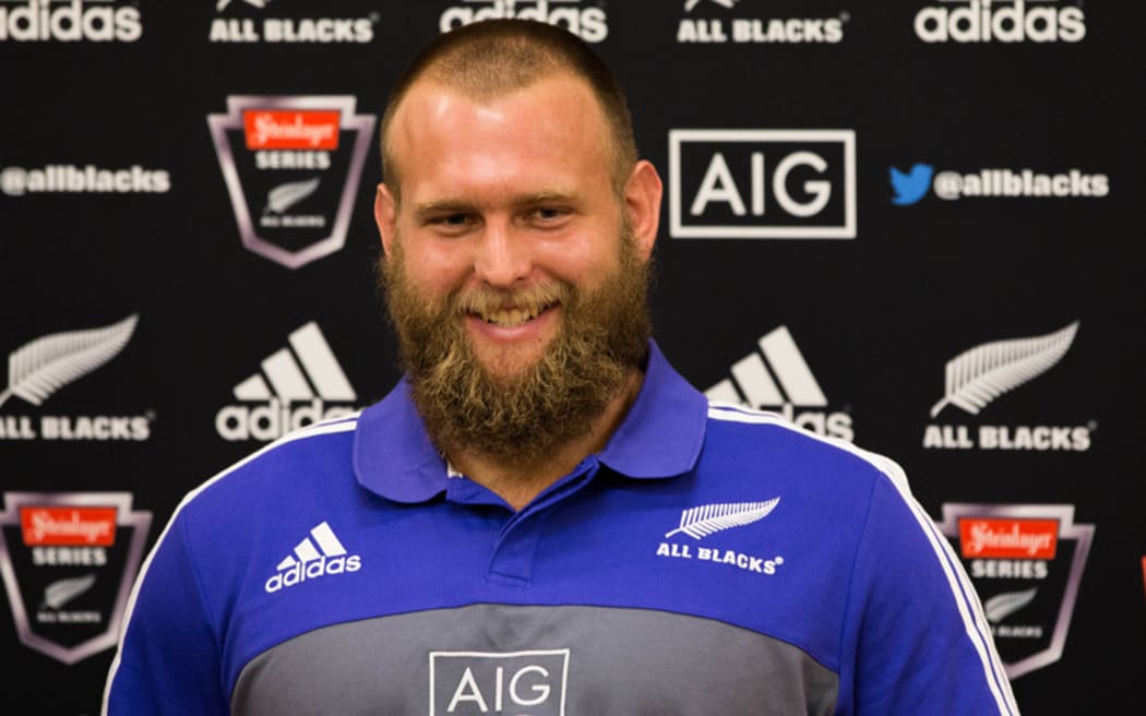 All Black Joe Moody speaks to media ahead of this weekends match against Wales. 9 June 2016.