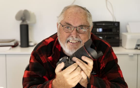 Former NZ Herald illustrations editor, Rob Tucker, who has terminal cancer.