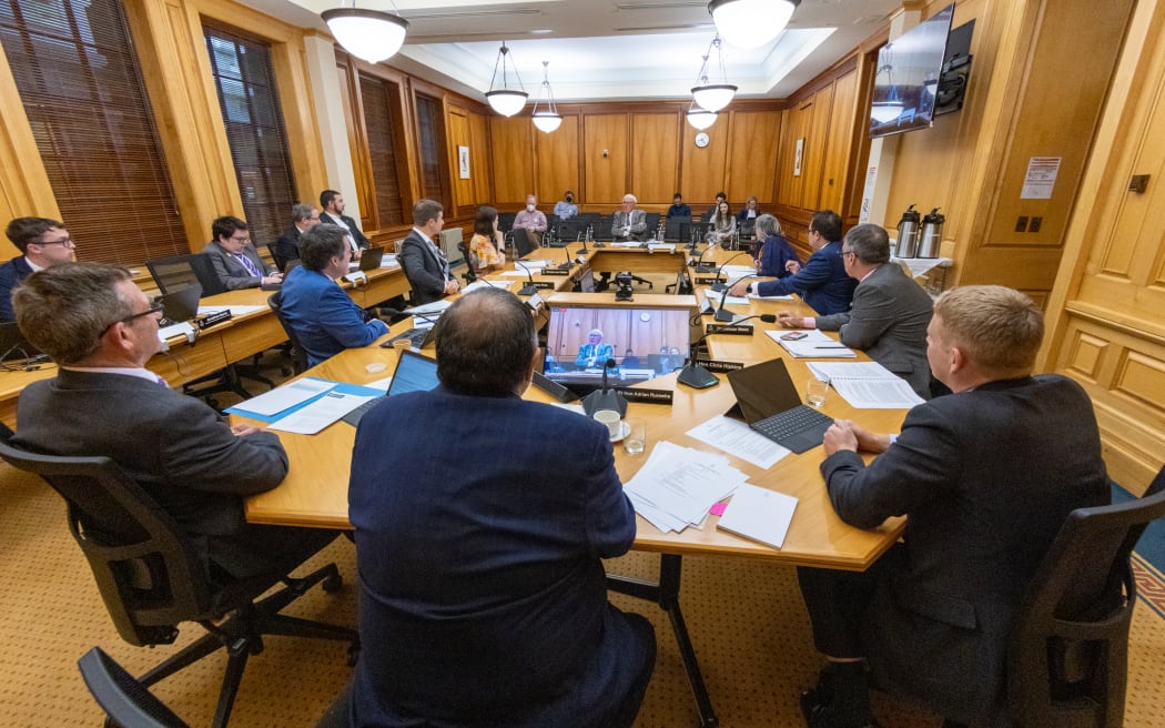 Parliament's Standing Orders Committee hears evidence from a submitter, the former Prime Minister Sir Geoffrey Palmer for the 2023 Review of Standing Orders.