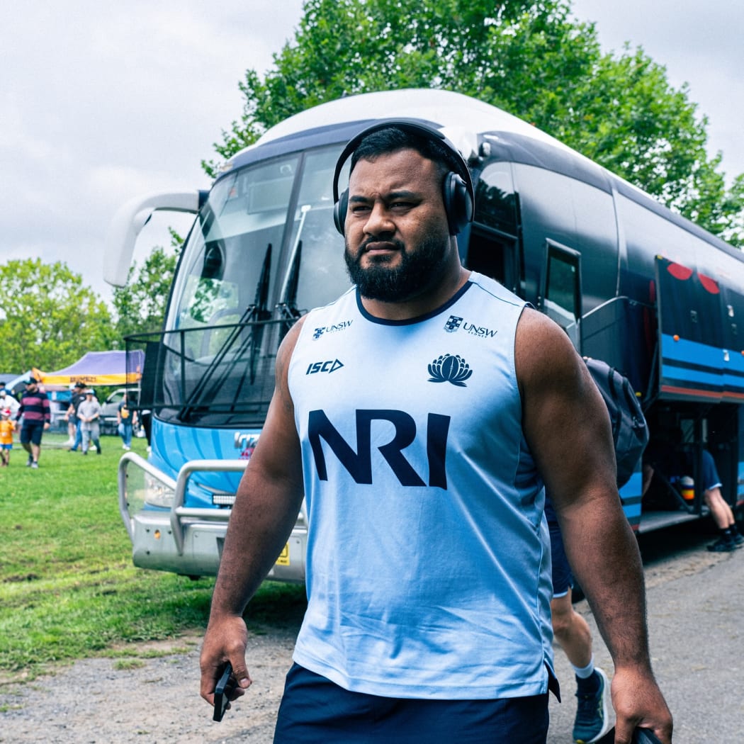Taniela Tupou joining the Waratahs camp for the 2025 Super Rugby Pacific season. Photo: WARATAHS