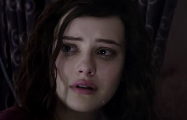 Katherine Langford plays Hannah Baker in the show's trailer.