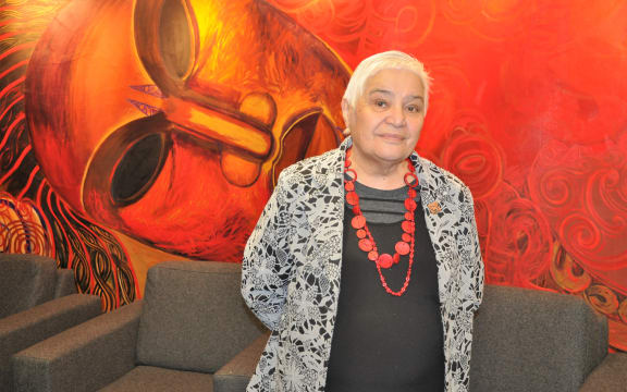 Tariana Turia at the Waitangi Tribunal.