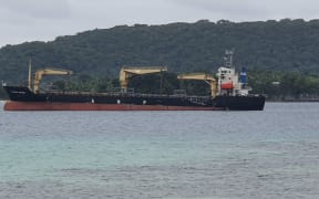 The Amazin from the Philippines, anchored in Port Vila