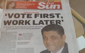 Fiji Minister Responsible for Elections Aiyaz Sayed-Khaiyum