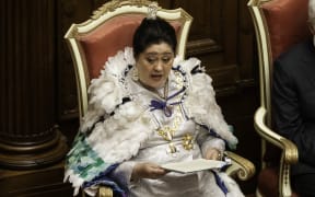 Governor-General Dame Cindy Kiro delivers the government's Speech from the Throne.