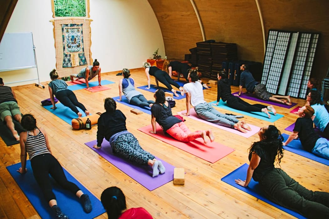 Yoga is a big part of the lifestyle at Kāwai Purapura, where residents teach free classes to the wider Auckland community