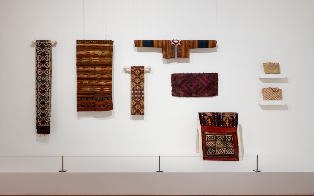 Margery Blackman: Weaving, Life. Installation view, Dunedin Public Art Gallery 2024