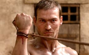 Andy Whitfield in Spartacus.