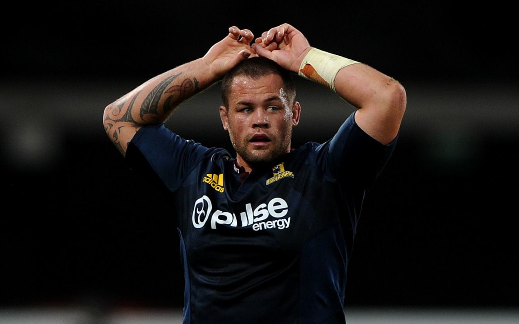 Highlanders prop Brendon Edmonds.