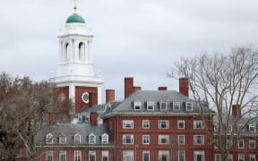 CAMBRIDGE, MASSACHUSETTS - MARCH 23: The Harvard University campus is shown on March 23, 2020 in Cambridge, Massachusetts. Students were required to be out of their dorms no later than March 15 and finish the rest of the semester online due to the ongoing COVID-19 pandemic.   Maddie Meyer/Getty Images/AFP (Photo by Maddie Meyer / GETTY IMAGES NORTH AMERICA / Getty Images via AFP)