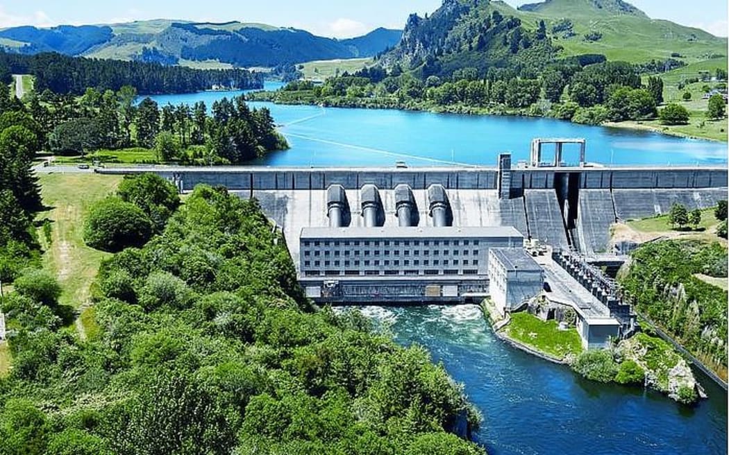 Mighty River Power's Whakamaru power station on the Waikato River.