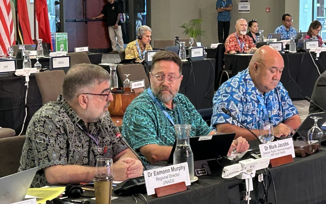 Dr Eamonn Murphy addresses health leaders at the 76th session of the World Health Organizations Regional Committee for the Western Pacific.
