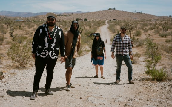 Troy Kingi, Treye Liu, Marika Hodgson, and Ezra Simons in Joshua Tree