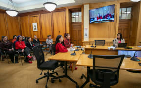 Fired Up Stilettos make their case to Parliament's Education and Workforce Select Committee