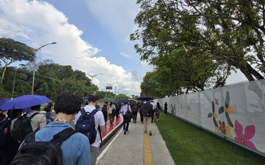 A fire at COP30 in Brazil