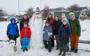 Snowman in Arrowtown