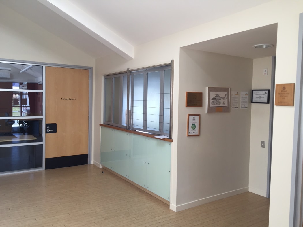 The Ambulance Station's reception area