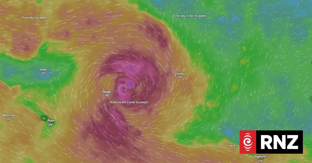 Cyclone alert in force for Cook Islands as tropical depression intensifies