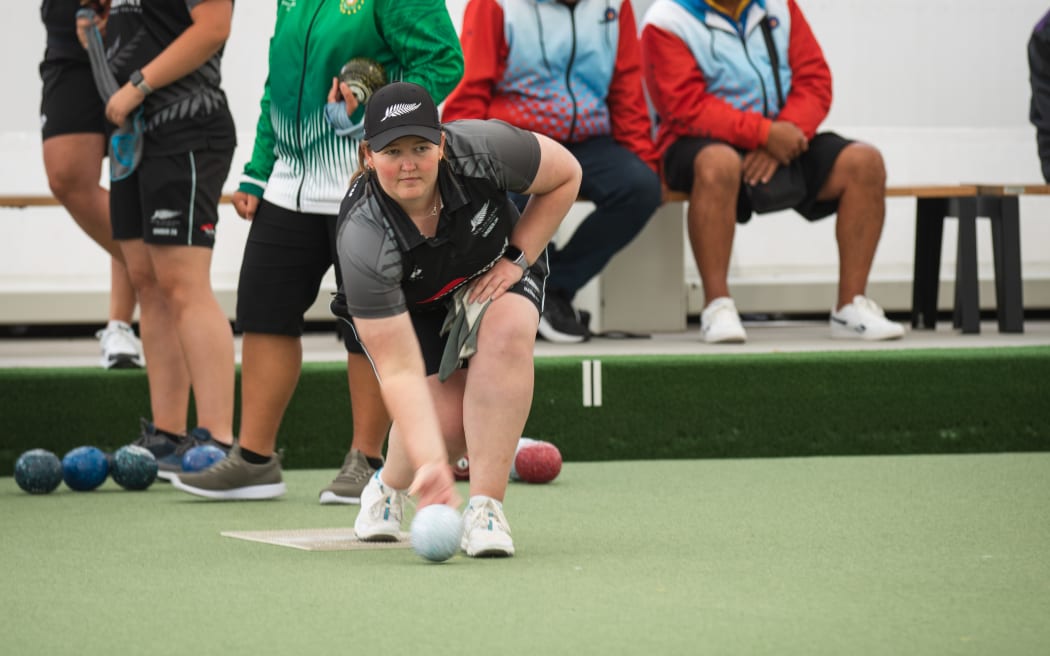 New Zealand lost to the Norfolk Islands in the women's pairs at the 2024 Oceania Challenge.
