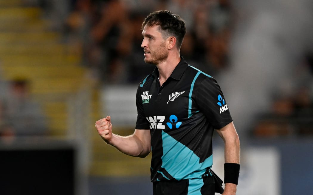 Black Caps bowler Adam Milne.