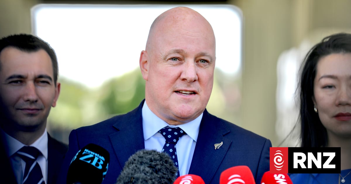 Watch: Prime Minister Christopher Luxon speaks to media after NZ First ...