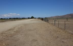 Dry farmland in Central Otago.