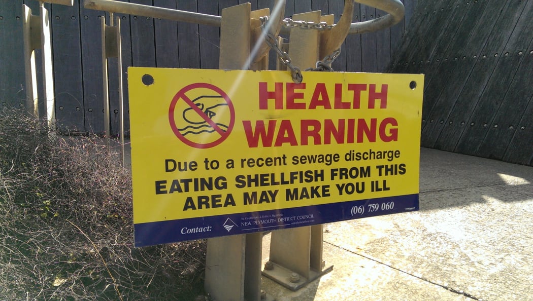 Health warning signs have become a common sight at river mouths in Taranaki.