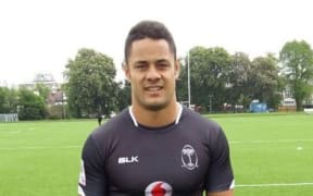 Jarryd Hayne at Fiji training in London.