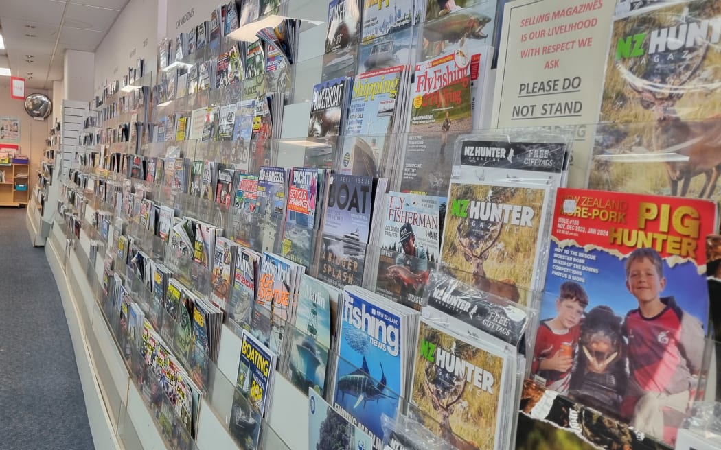 The shelves at Mainly Magazines once heaved with more than 1200 titles. Today the number is half that.
