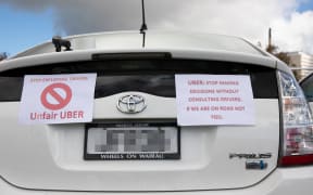 Some Uber drivers took to the streets to protest against what they say are unclear policies in the company which has left them out pocket.