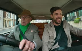 Michael and Jack Whitehall in Travels with My Father.