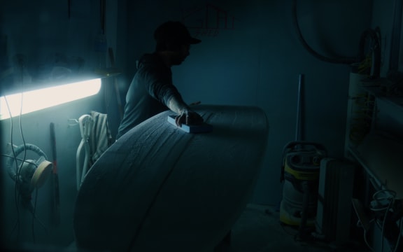 Boards are reshaped and fixed at The Goat Shed.