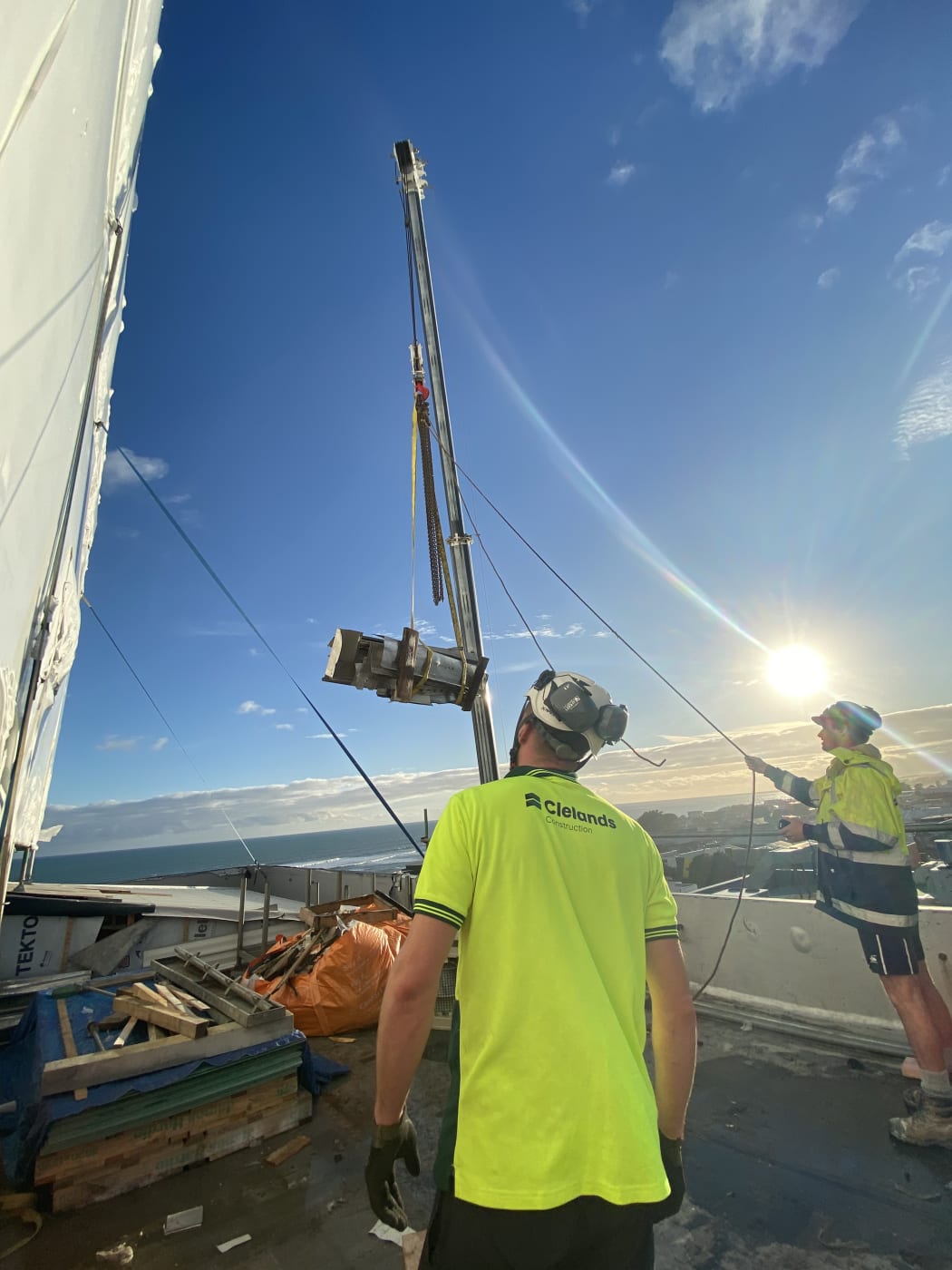 Construction on OMV New Zealand.