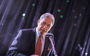 New Zealand First leader Winston Peters at the Duke of Marlborough in Russell on Election Night on October 14 2023.