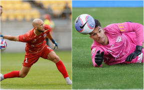 Goalkeepers Jack Duncan and Alex Paulsen