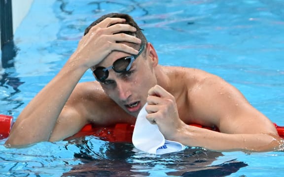 Greece's Kristian Gkolomeev at the 2024 Paris Olympics