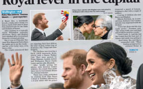 The Dominion Post captures to mood last Monday.