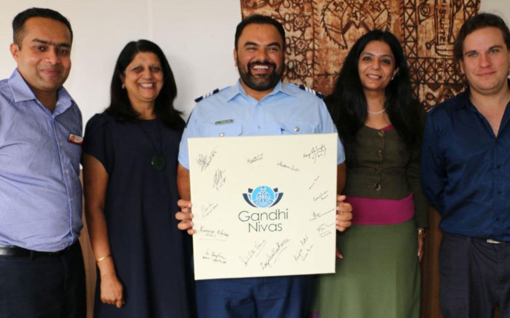 The Gandhi Nivas team.