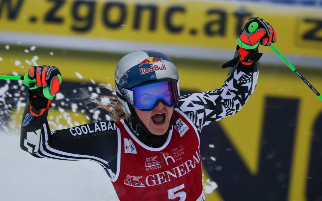 New Zealand skier Alice Robinson