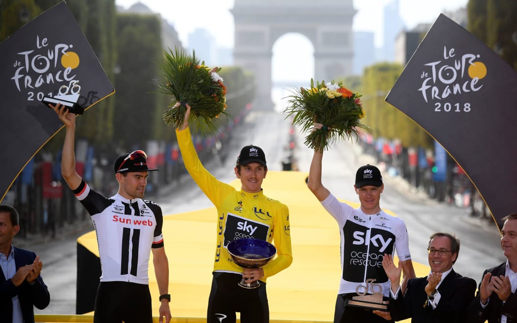 Geraint Thomas wins the 2018 Tour de France.