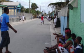 Young people on Ebeye