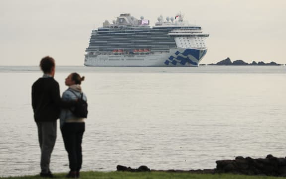 Cruise ships feature prominently in the Bay of Islands tourist scene over summer.