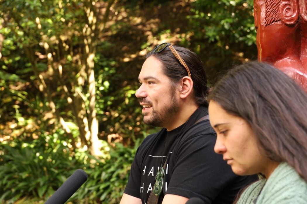 Kahu Kutia and Dr Vini Olsen-Reeder.